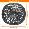 thumbnail image 2 of Piezas De Repuesto Para Freidora De Aire Powerxl Vortex 7 Qt Oval 10.3 ' '*9.5 ' ' Accesorios Para Freidora De Aire De Acero Inoxidable De Grado Alimenticio Bandeja Para Parrilla Placa Para Parrilla B, 2 of 5