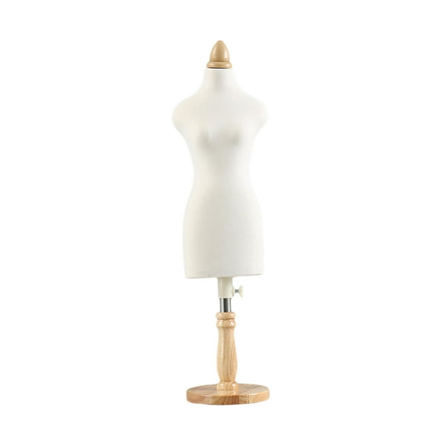 Mini Dress Form Adjustable Body Female Small Dress Display Torso Tailor Form 46cm