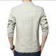 thumbnail image 5 of Chaqueta de negocios para hombre, chaqueta de cuello alto a la moda, abrigos para hombre, chaquetas casuales de negocios de corte entallado para hombre, ropa para hombre, abrigos de talla grande, 5 of 5