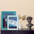 thumbnail image 2 of CORE ART 4x4 Picture Frames Soft Blue Photo Frames Set of 2, Square Colorful Frame with HD Plexiglass, Wall or Tabletop Display, 2 of 5
