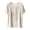Beige, variant on MEICHEN Women's Fashionable Casual Solid Color Pleated Cotton and Linen Tops Shirts and T Shirts Summer Essentials Tops for Women