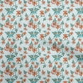 thumbnail image 1 of oneOone Silk Tabby Light Blue Fabric Florals Craft Projects Decor Fabric Printed By The Yard 42 Inch Wide, 1 of 4