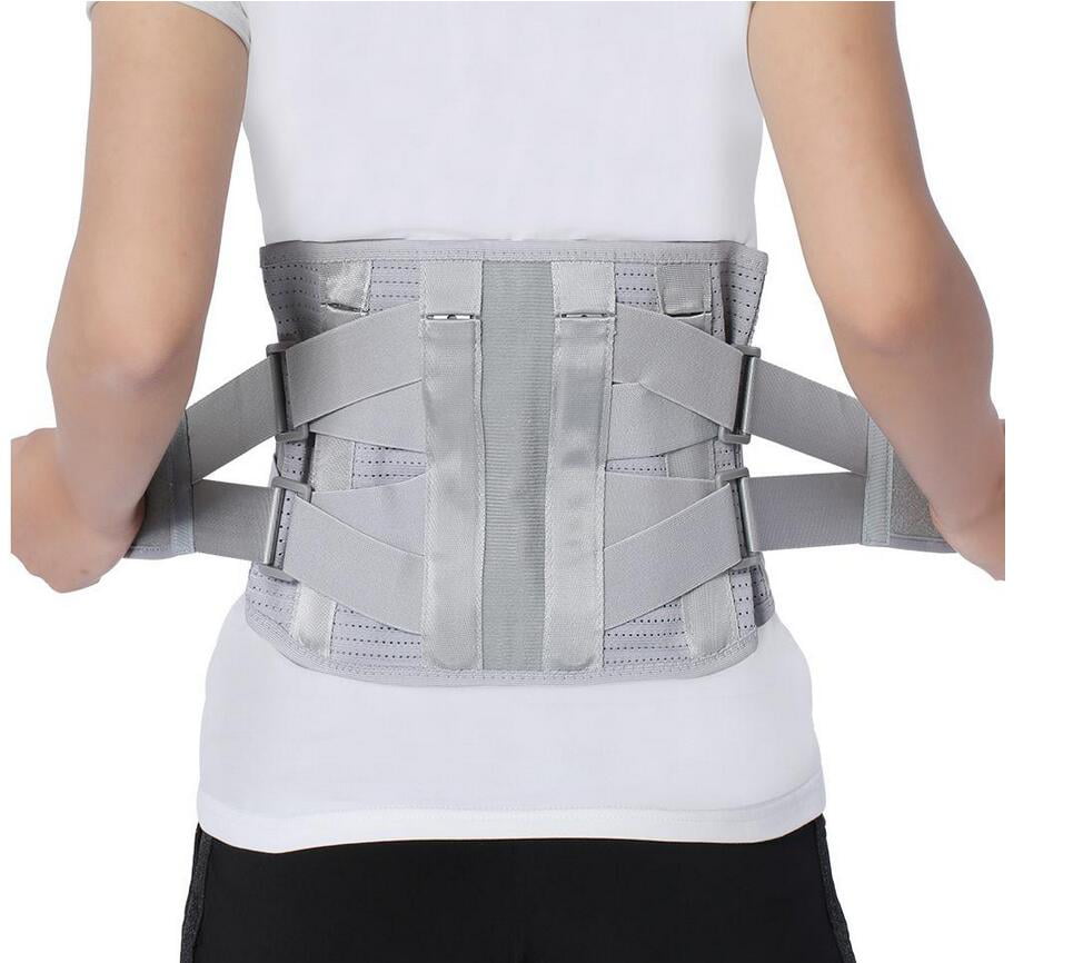 Lower Back Support Waist Lumbar Belt Compression Posture Pain Relief Men Women 