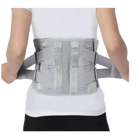 Yosoo Back Brace Lumbar Support Belt with Dual Adjustable Compression Straps for Lower Back Pain Relief, Herniated Disc, Sciatica, Scoliosis, Postpartum Abdomen Shaping, Fits Men Women, (Best Back Brace For Scoliosis)