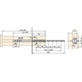 thumbnail image 2 of Pack Of 5 Pairs (10 Pieces) Slides/ball Slides Extract Part 17mm X 278mm For Drawer, Zinc Plated, 2 of 4