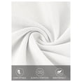 thumbnail image 4 of Merokeety Womens Summer Dresses Crewneck A Line Pleated Flowy Midi Dress With Pockets White L, 4 of 6