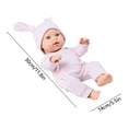 thumbnail image 6 of KOYPTL 12 In-Simulation Reborn Doll for Baby Toddlers 6-12-18 Months,Realistic Cute Bedtime Doll for Soothing Accompanying,Soft Rubber Doll Gifts for Boys Girls Pretend Play Christmas Birthday, 6 of 6