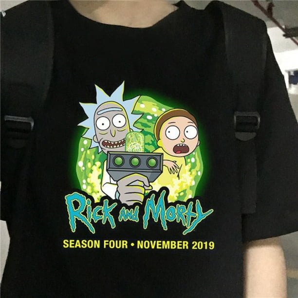 Rick And Morty Portal Camiseta Para Hombre Color Blanco Y