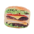 thumbnail image 1 of Cojín de peluche creativo con forma de comida, cómodo y suave para sofá Hamburguesa, 1 of 9