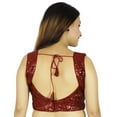 thumbnail image 3 of Ready-Made Designer Stitched Blouse Dense Sequins Party Wear Choli Crop-Top, 3 of 3