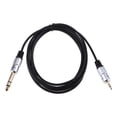 thumbnail image 1 of Cable de audio de 1/4 de pulgada a 1/8 de pulgada, cable de extensión adaptador de audio estéreo macho a macho de 6,35 mm a 3,5 mm, 1 of 7