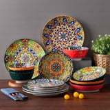 vancasso 16 Pieces Dinnerware Sets, Plates and Bowls Set for 4 ...