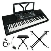 Sawtooth 61-Key Portable Keyboard with Accessories