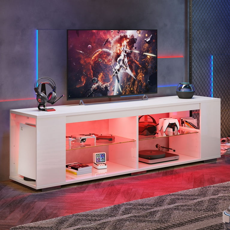 Pinmoco LED TV Stand for TVs up to 80