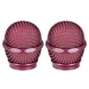 Pink Microphone Ball Head Mesh Grille Round Metal with Foam Inner Filter for 858 Mic for 2Pcs