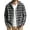 Black, variant on Mens Hooded Flannel Shirts Hoodie Shirt Lightweight Long Sleeve Casual Plaid Button Down Jackets Stylish with Pocket Black 2XL