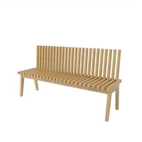 BALANBO Wood Entryway Bench with Foldable Back, 2-in-1 Dining Bench for Entryway, Dining Room, Living room, Hallway, Mudroom, Natural