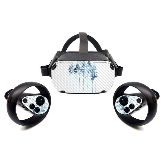 MightySkins Carbon Fiber Skin for Oculus Quest - Sleeping in The Woods | Protective, Durable Textured Carbon Fiber Finish | Easy to Apply, Remove, and Change Styles | Made in The USA