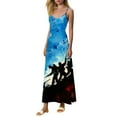 thumbnail image 5 of Hvot&aat 4th of July Dress for Women Stars Stripes Printed Independence Day Sleeveless Maxi Dress Casual Long Dresses, 5 of 6