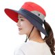 thumbnail image 1 of Sombrero de pesca tapa de borde ancho con cuerda de viento hebilla de latón cubo de verano ligero regalos de cumpleaños de secado rápido rojo Inevent AP009138-01, 1 of 7