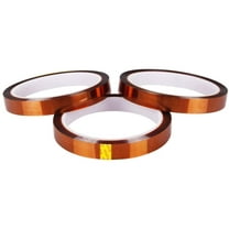 intsupermai Heat Resistant Adhesive Tape, 10 mm x 3000 mm, 3 Rolls