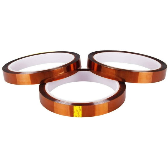 intsupermai Heat Resistant Adhesive Tape, 10 mm x 3000 mm, 3 Rolls