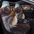 thumbnail image 2 of Uemuo Bald Eagle Pilot Pattern Car Seat Covers for Front Seats Waterproof Seat Covers for Cars, Universal Auto Front Seats Protector Fits for Car-, 2 of 6