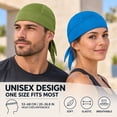 thumbnail image 6 of Toptie Do Rag Cycling Pirate Hat Cooling Helmet Liner Skull Cap Headwear-Dark Grey, 6 of 8