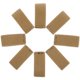 thumbnail image 1 of TEHAUX 8Ud Cinturones Elásticos Para Con Hebillas De Nylon Resistentes En Khaki, 1 of 6