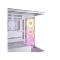 thumbnail image 4 of CORSAIR iCUE LINK 3500X RGB Tempered Glass Mid-Tower PC Case, White – 3x Pre-Installed RX120 RGB Fans – Reverse Connection Motherboard Compatible – Fits up to 10x 120mm Fans, 4 of 16