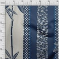 thumbnail image 3 of oneOone Silk Tabby Medium Blue Fabric Tropical Craft Projects Decor Fabric Printed By The Yard 42 Inch Wide, 3 of 6