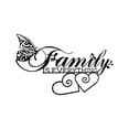 thumbnail image 6 of Black Wrought Iron Butterfly Wall Art with “Family Is Everything” Quote – Rustic & Modern Metal Wall Decor for Living Room, Bedroom, Dining Room, Kitchen – 16"x10", 6 of 6