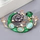 thumbnail image 2 of Broche de aleación, broche de piedra natural para mujer, broche de moda para mujer, broche para mujer, características principales de la clase, 2 of 9