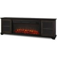 thumbnail image 3 of Real Flame Benjamin Solid Wood Landscape Media Electric Fireplace in Brown, 3 of 7