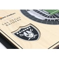 thumbnail image 4 of YouTheFan NFL Las Vegas Raiders 5 Layer Stadiumview Wall Art, 4 of 5