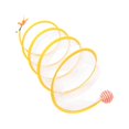 thumbnail image 3 of Folding Cat Tunnel Toy Collapsible Cat Tunnel Interactive Cat Toy Cat Passage Round Tube Pet Toys for Kitty Outdoor Small Animals Play, 3 of 7