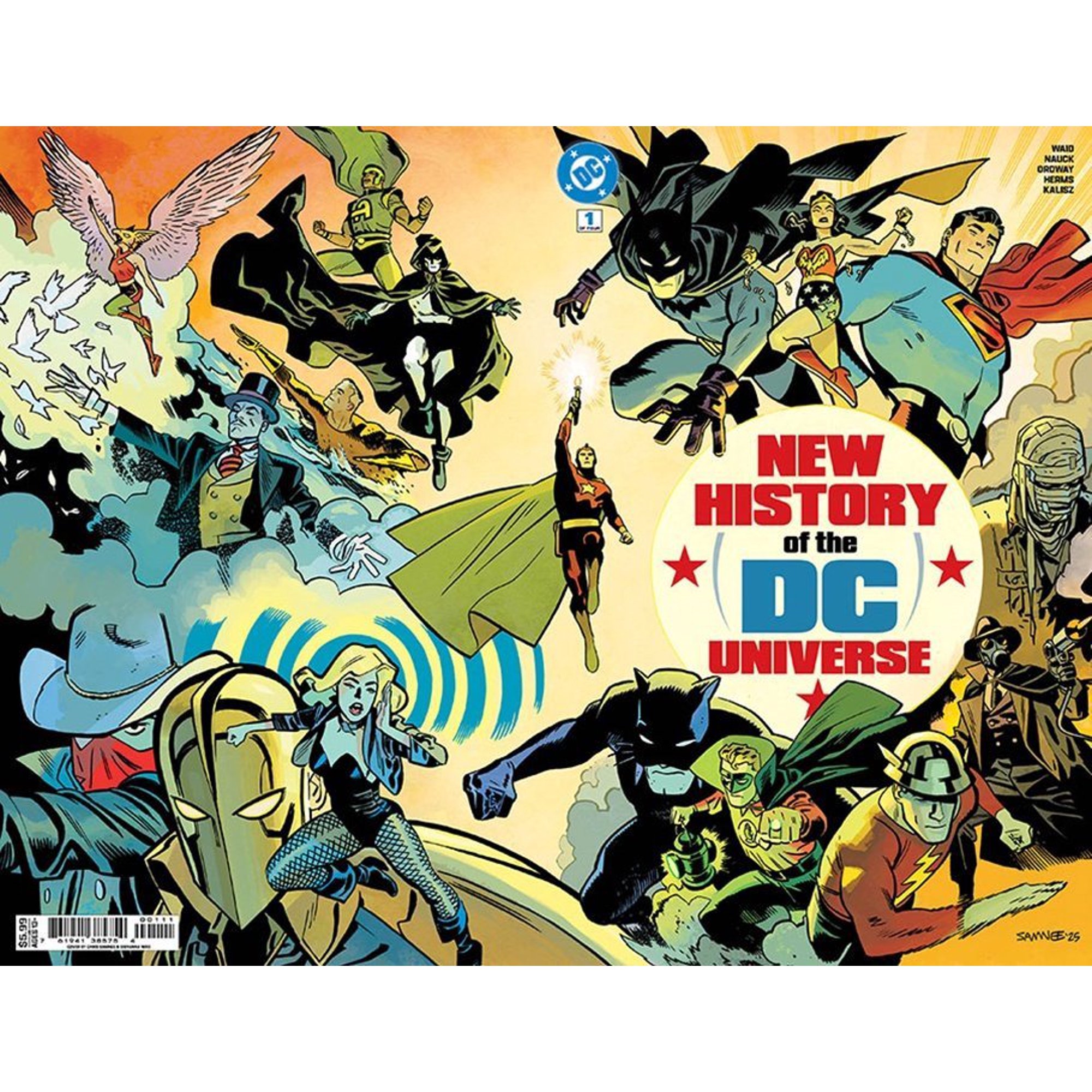 New History of the DC Universe #1A VF ; DC Comic Book