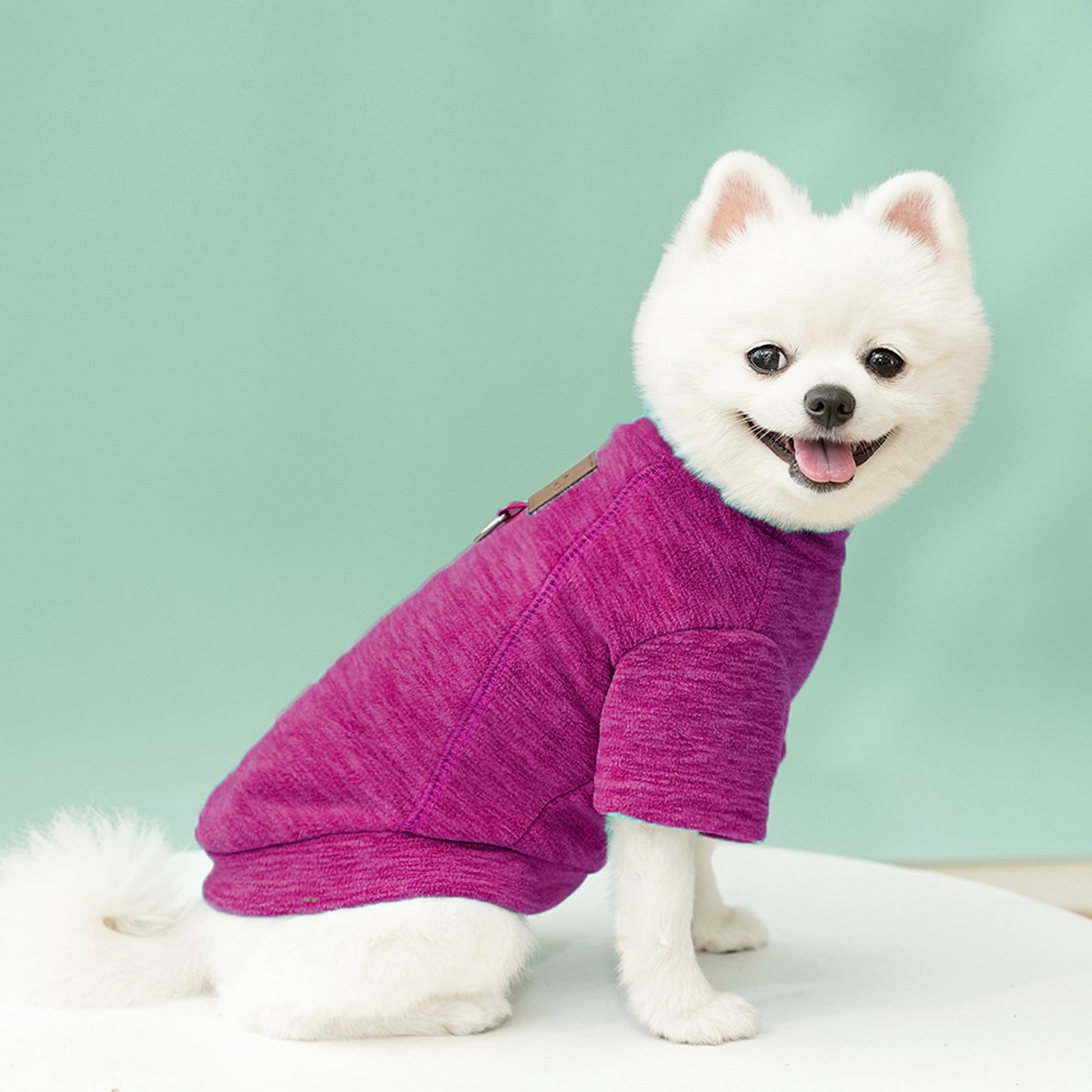 BVCL Fleece Sweater Soft And Warm Turtleneck Sweatshirt Winter Pullover For Puppies And Kittens.
