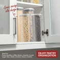 thumbnail image 2 of SIGNORA WARE Pasta Storage Container with Lid Airtight 30 oz White, 2 of 6
