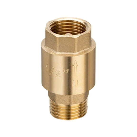 Thickened Brass Not Return Fitting Easy Installation Backflow Preventer For Water Supply And HVAC Applications