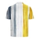 thumbnail image 4 of Blusa y camisa de manga corta con cuello vuelto para hombre, informal, de moda, de color liso, con botones, solapa y hebilla de gancho, camiseta de manga corta de poliéster para hombre., 4 of 5