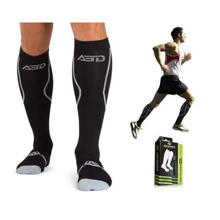 Compression Socks for Women & Men By ABD are Ideal Running, Medical, & Nurse Socks w/ Graduated 15-20 mmHg For Sports Performance or to Reduce Pain, Swelling & Soreness from Diabetes, DVT & (Best Otc For Pain And Swelling)