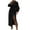 Black, variant on IROINNID Women's Overcoat Long Sleeve Solid Color Peak Lapel Outwear, Comfy Cardigan Coat Outwear