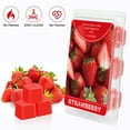 thumbnail image 3 of SCENTORINI Strawberry Scented Wax Melts, Soy Wax Cubes for Candle Making (4-Pack), 3 of 9