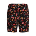 thumbnail image 2 of Lsque BBQ Mens Sleep Pajama Shorts,Short Pajama Pants, Cotton Ultra-Soft Knit-Small, 2 of 9