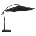 thumbnail image 1 of CorLiving Endure 9.5ft Cantilever Outdoor Patio Umbrella with Fillable Wheeled Base and Aluminum and Steel Frame, 1 of 8