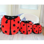 Giant Plush Wearable Ladybug Pillow, Wearables Ladybug Plush Costume, Removable Oversized Ladybugs sDecorative Pillows, Big Bug Wearable Pillow (1PC, 24 inch, S)
