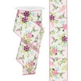 thumbnail image 3 of 2.5" Hummingbirds Ribbon: Ivory (10 Yards), 3 of 3