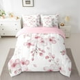 thumbnail image 2 of Erosebridal Teens Cherry Blossom Bedding Sets Twin Size,Chic Flower Comforter Sets with Sheets,Japanese Style Decor,Reversible,Breathable,7-Piece, 2 of 5