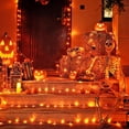 thumbnail image 6 of BOPORO 100 LED Orange Halloween Decor Lights, 8 Modes Orange Halloween Lights Indoor Outdoor, 33ft Connectable Orange String Lights Plug in for Christmas Halloween Decorations, 6 of 6